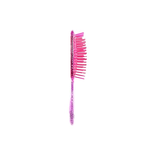 FHI Heat UNbrush Mini Detangler bristle close-up highlighting DuoFlex anti-static bristles.