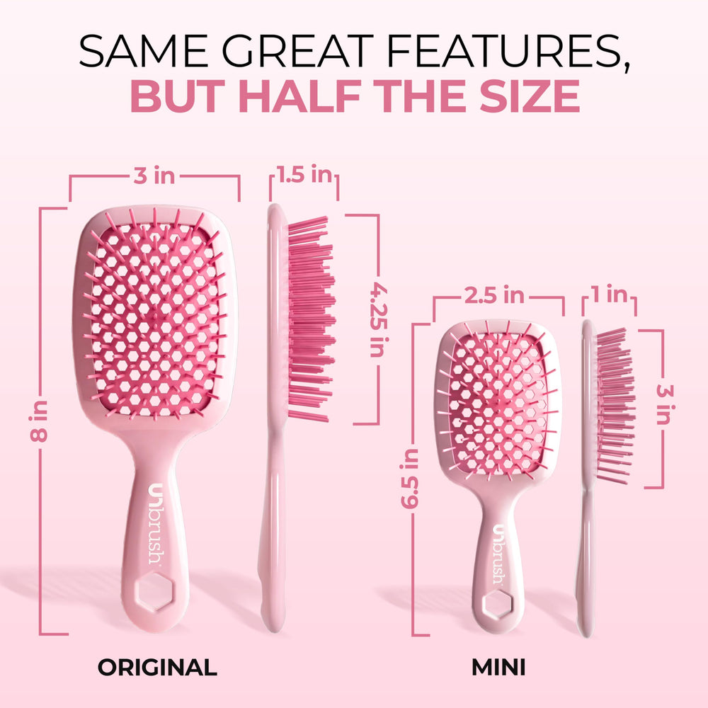 DuoFlex bristles reduce pull and breakage for comfortable styling