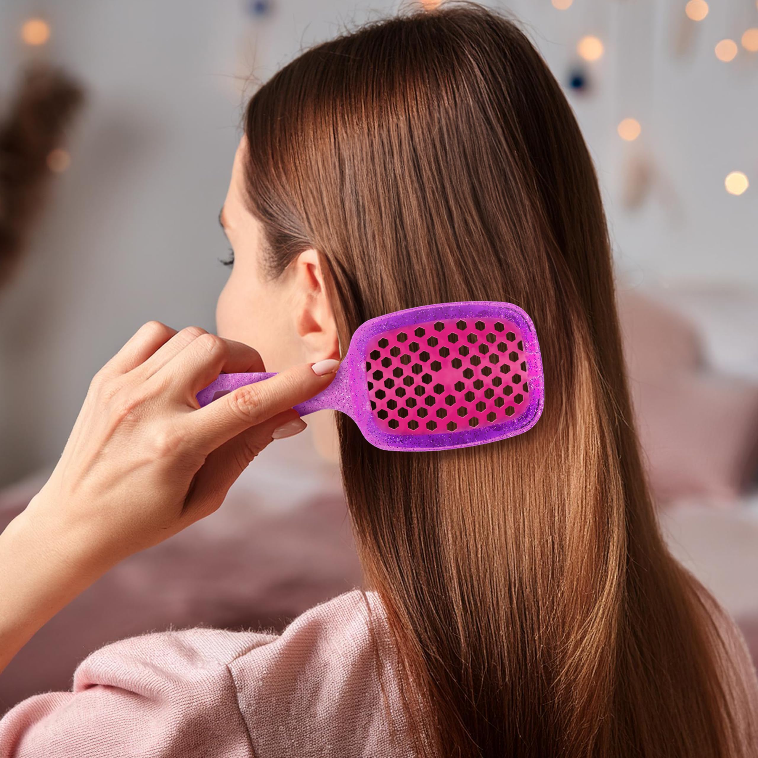 FHI Heat UNbrush Mini Detangler suitable for wet hair detangling with minimal tugging.