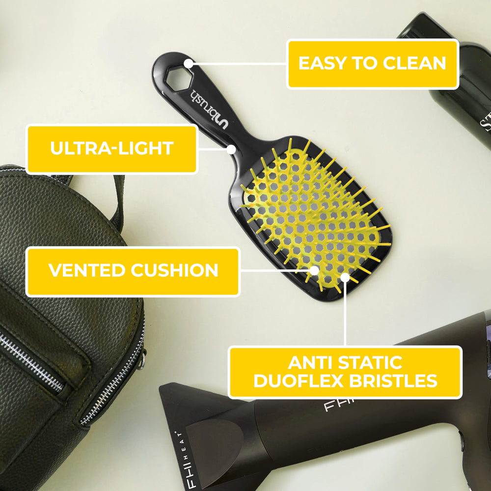 FHI Heat UNbrush reduces breakage during detangling.