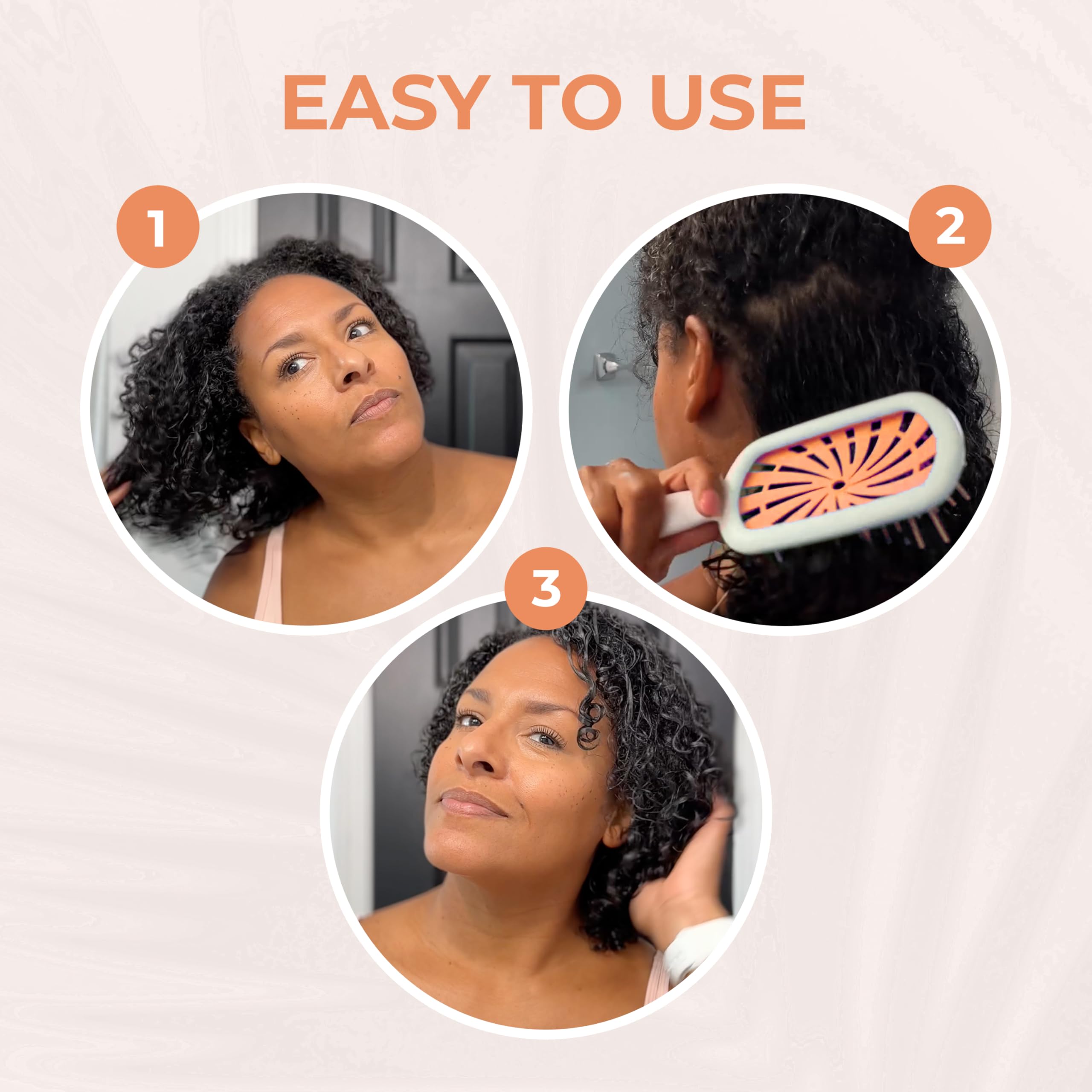 FHI Heat UNbrush Plus ideal use for curly hair textures