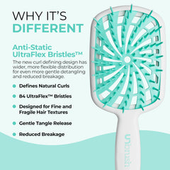 FHI Heat UNbrush Plus ultra-light handle reduces fatigue during detangling sessions