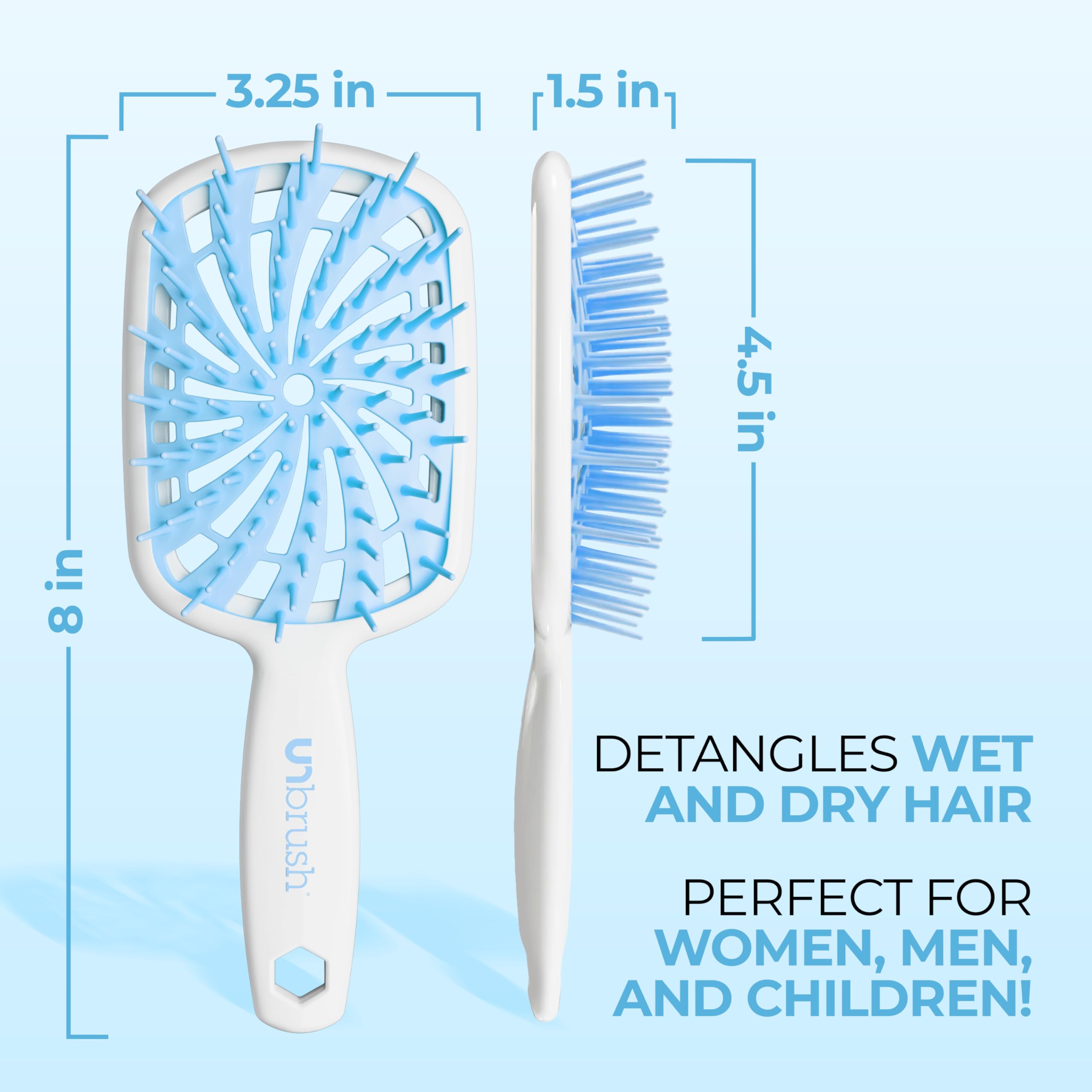 FHI Heat UNbrush Plus works on wet and dry hair for versatility