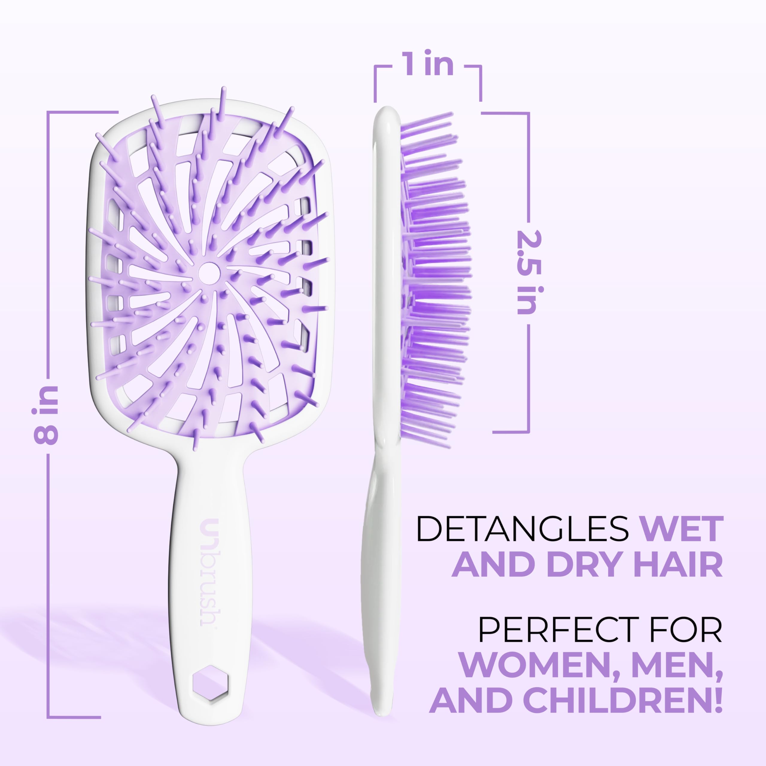 FHI Heat UNbrush Plus works on wet or dry hair for versatility.
