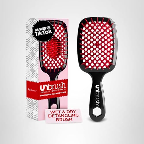 FHI Heat UNbrush red close-up color variant for lifestyle use