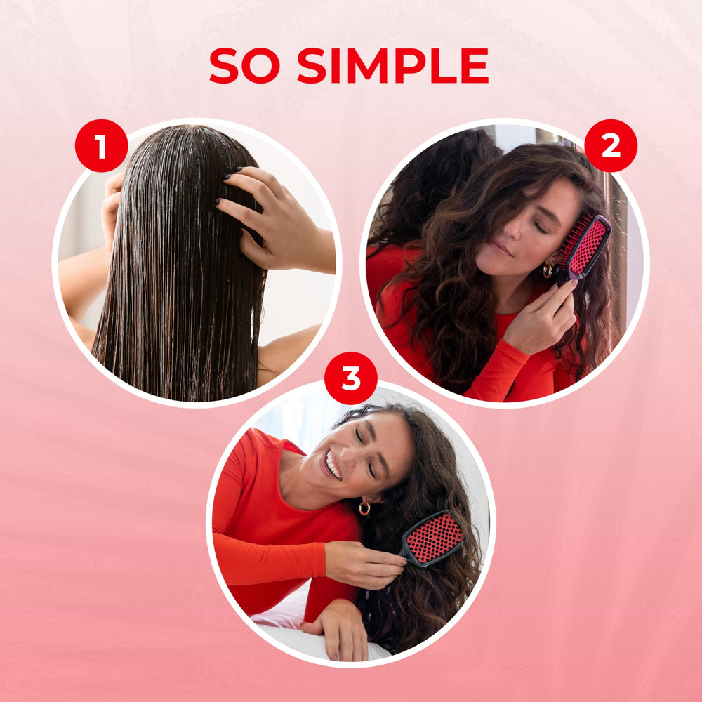 FHI Heat UNbrush red kid-friendly detangling
