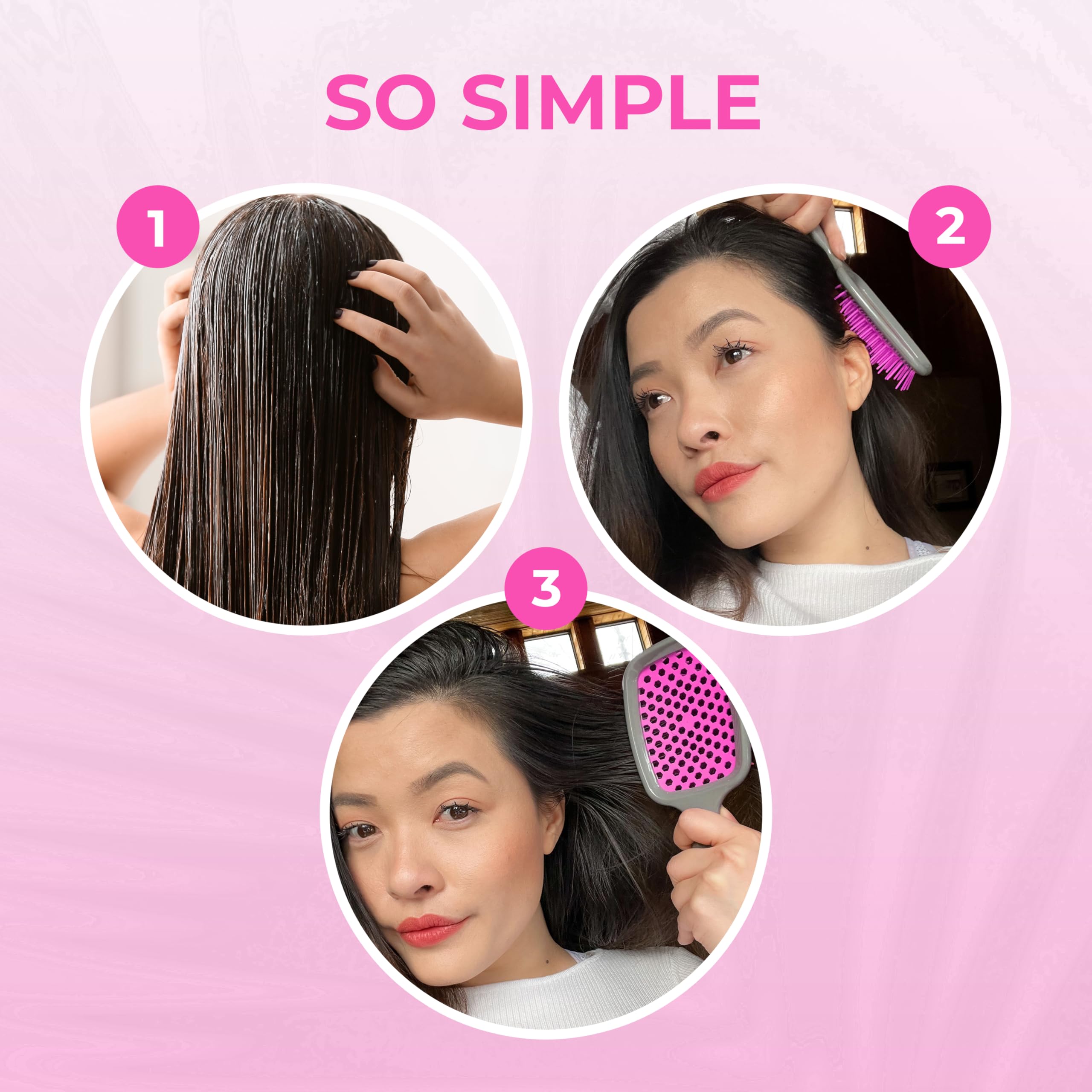 Satin-finish surface stays smooth while brushing