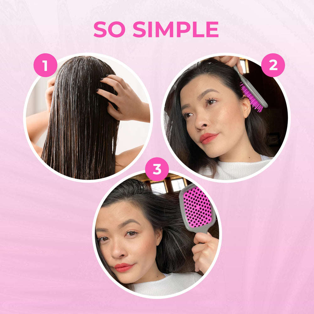 Satin-finish surface stays smooth while brushing