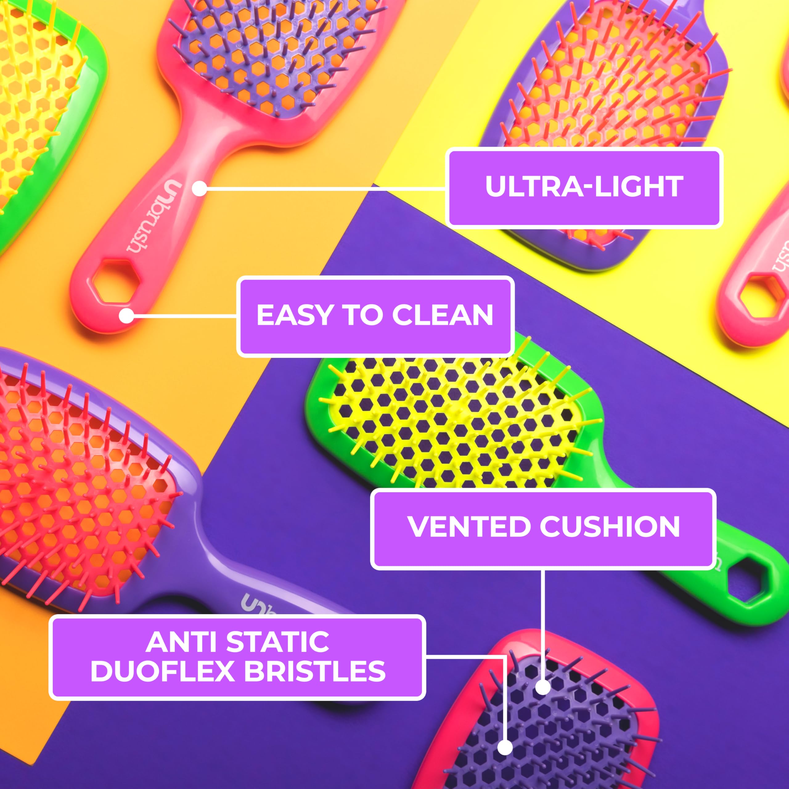 FHI Heat UNbrush travel-friendly, compact design for on-the-go grooming.