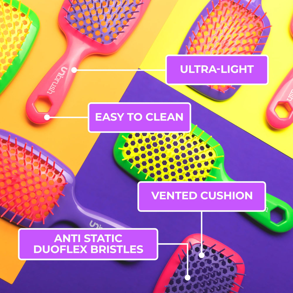 FHI Heat UNbrush travel-friendly, compact design for on-the-go grooming.