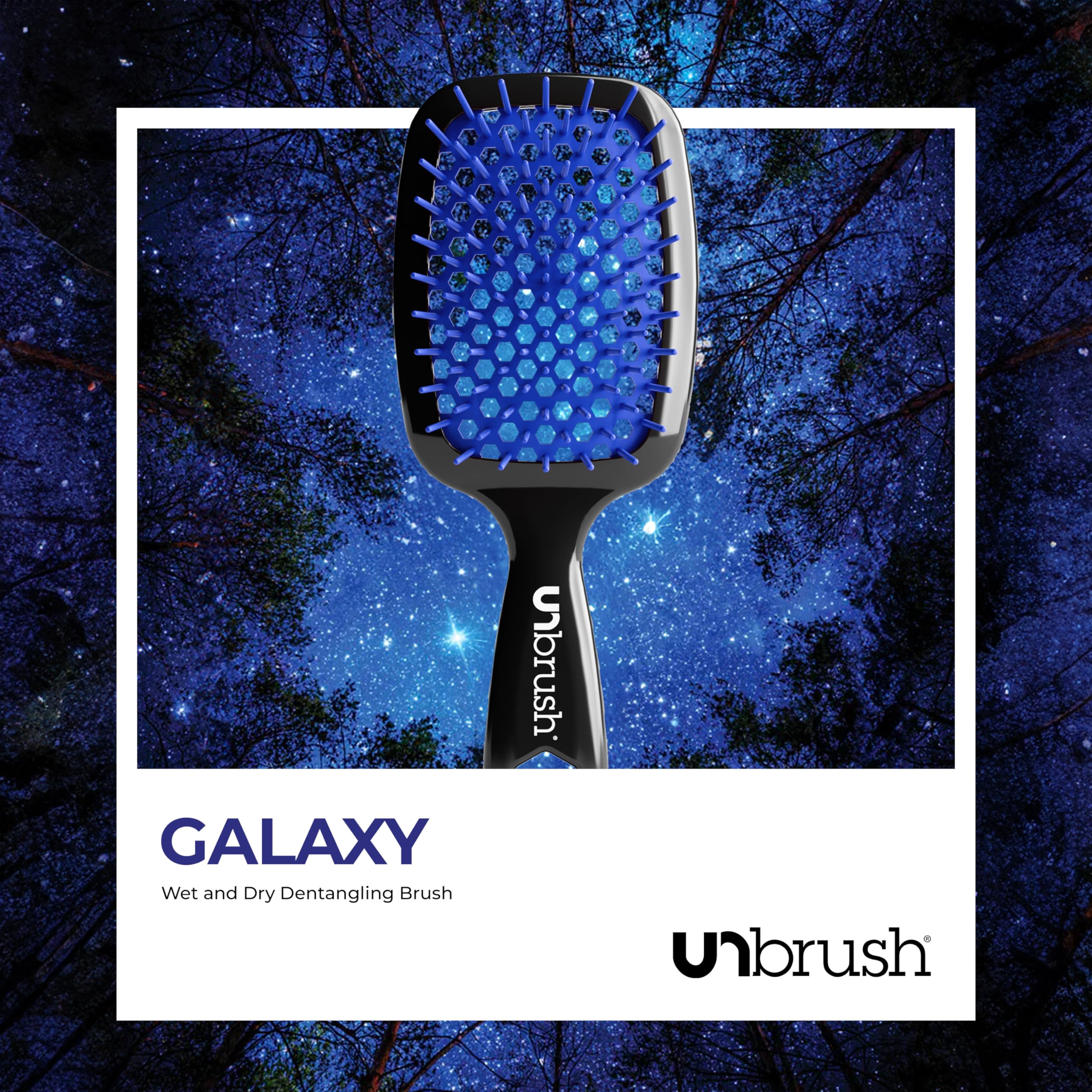 Compact and travel-friendly UNbrush weighing 1.5 oz