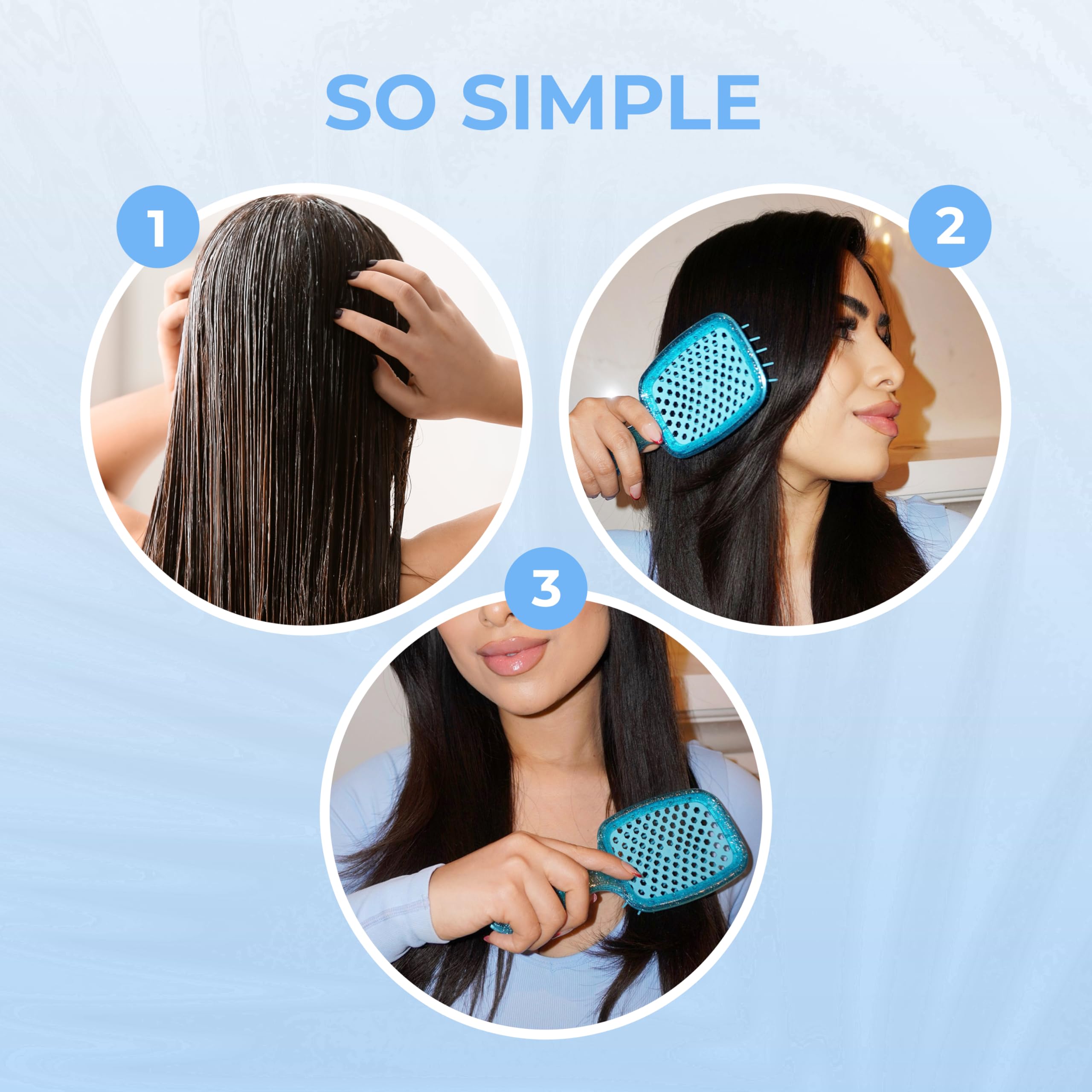 Travel-friendly detangler ideal for on-the-go routines