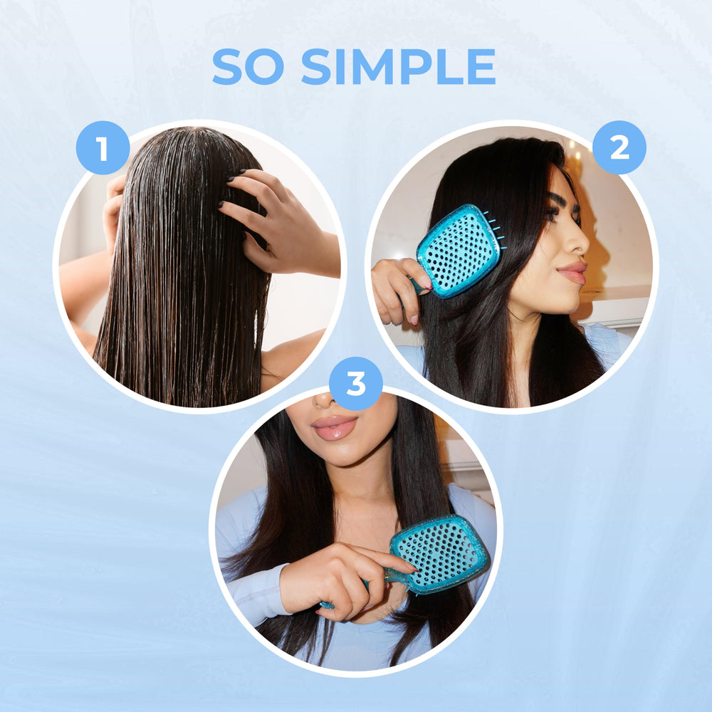 Travel-friendly detangler ideal for on-the-go routines