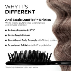 FHI Heat UNbrush ultra-light handle for comfortable, precise styling.