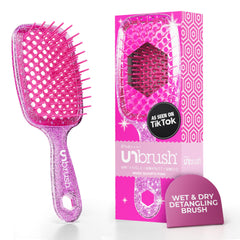 FHI Heat UNbrush vented cushion shown for faster drying and gentle detangling.