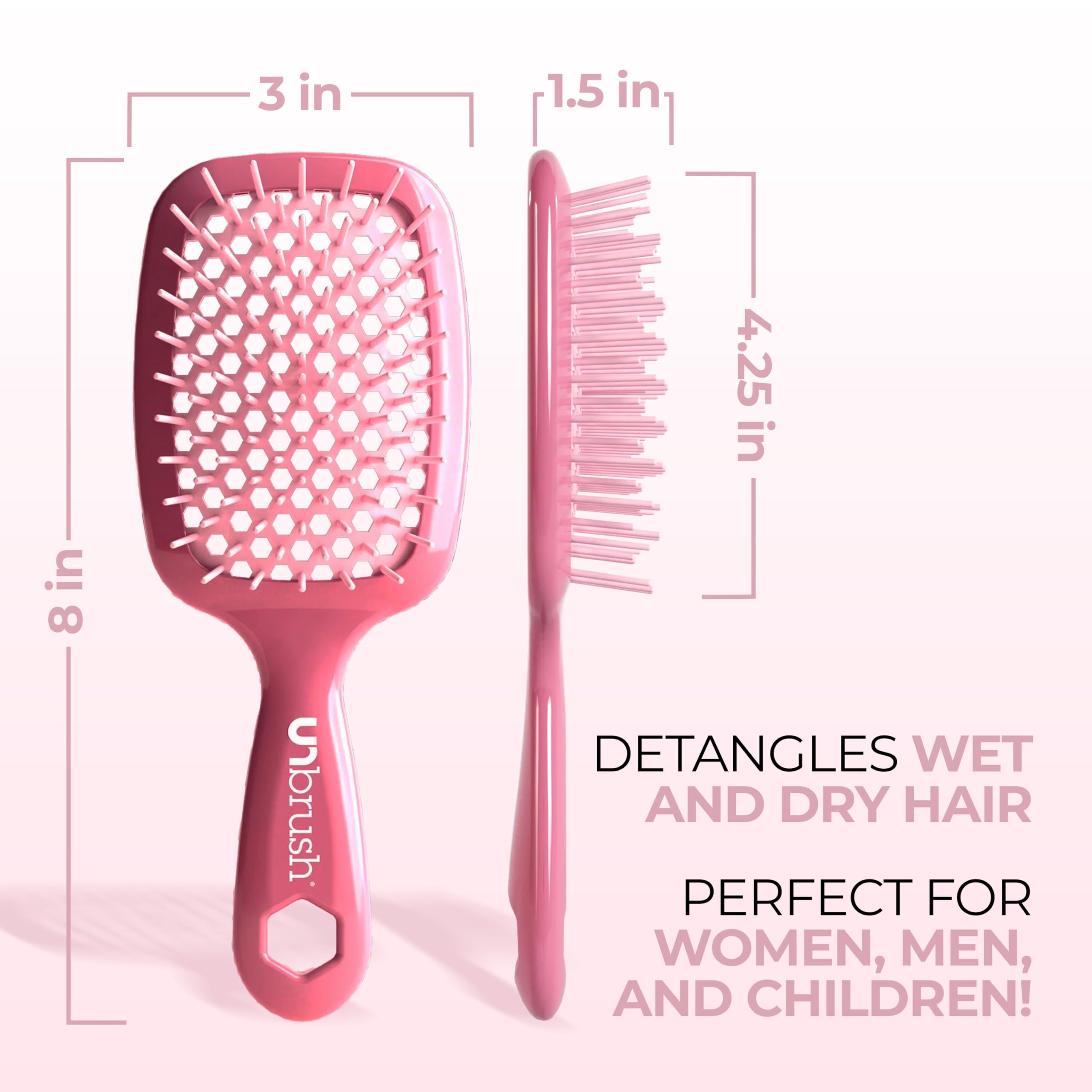 FHI Heat UNbrush versatile for wet and dry hair use.