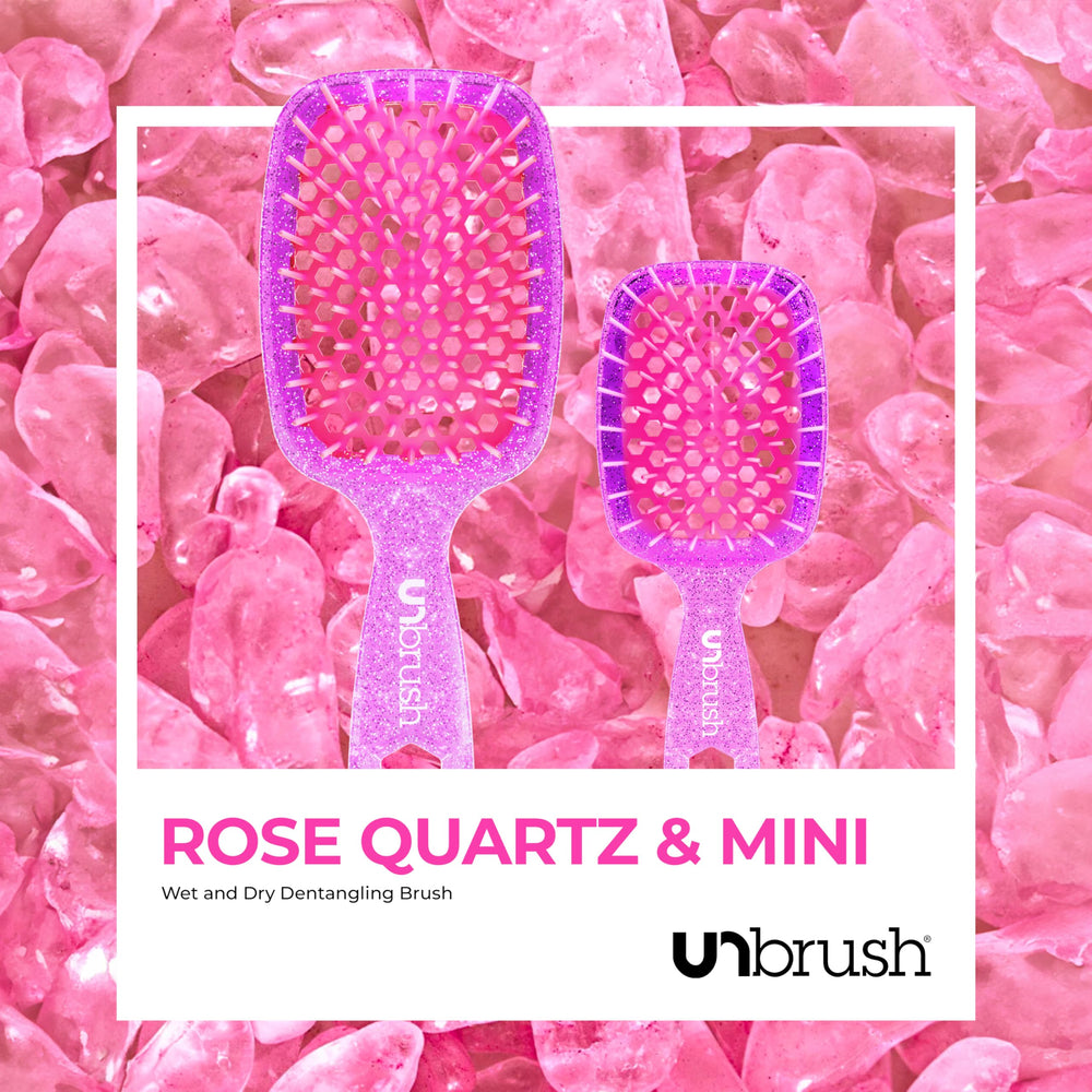 FHI Heat UNbrush detangler works on wet or dry hair with minimal tugging.
