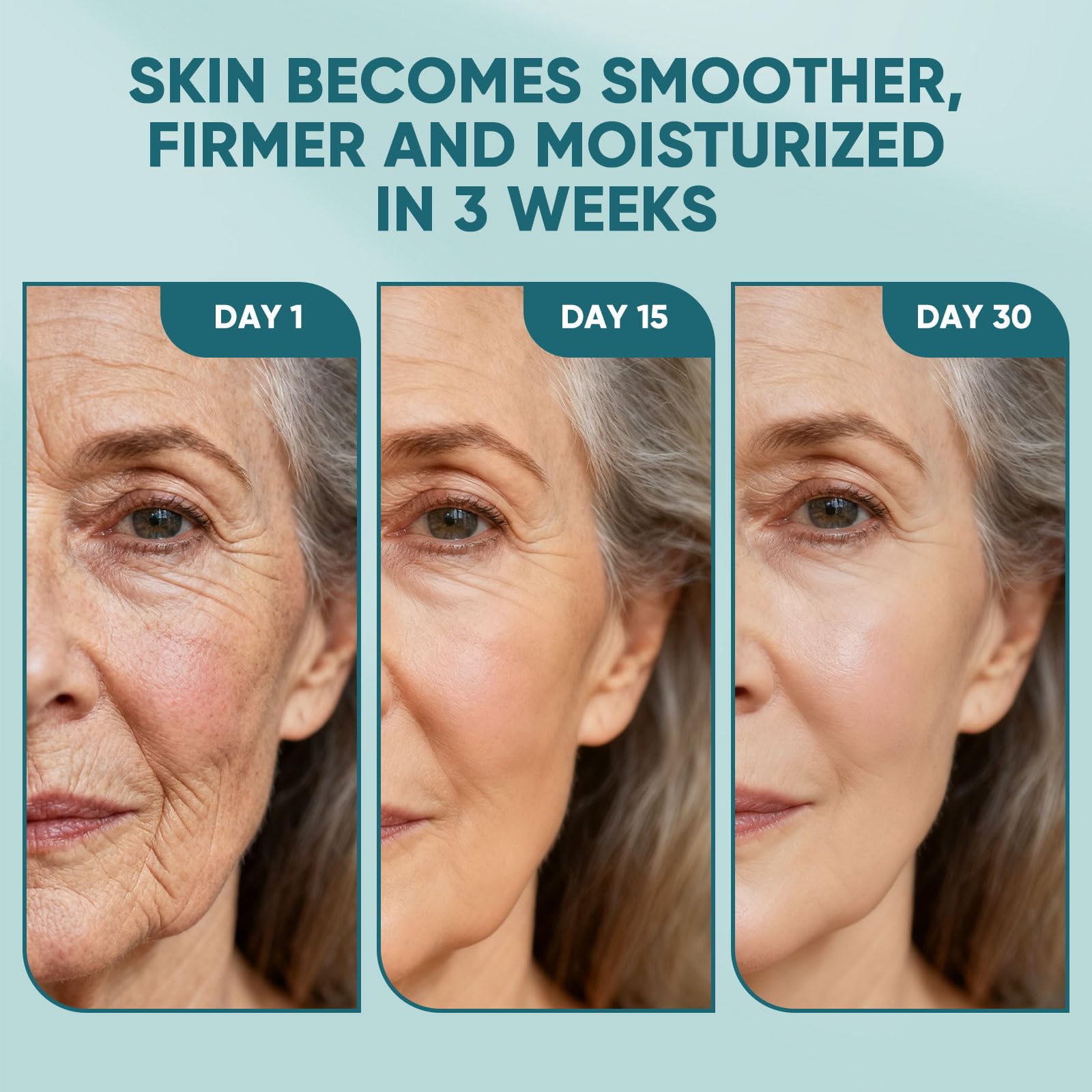 Cooling sensation during application provides hydration