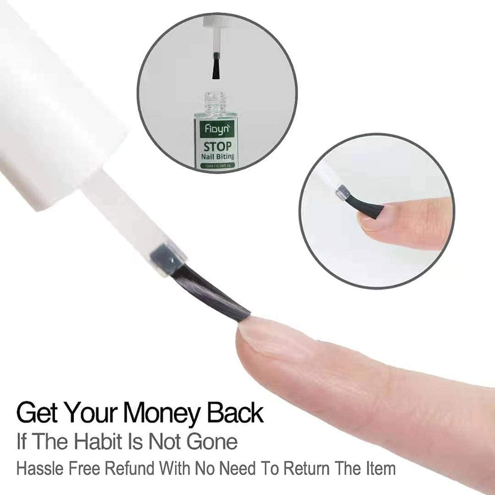 Fidyn No Bite cap and brush for easy application