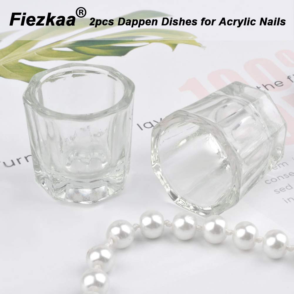 Fiezkaa pequeño contenedor para acetona y herramientas de uñas, fácil limpieza.