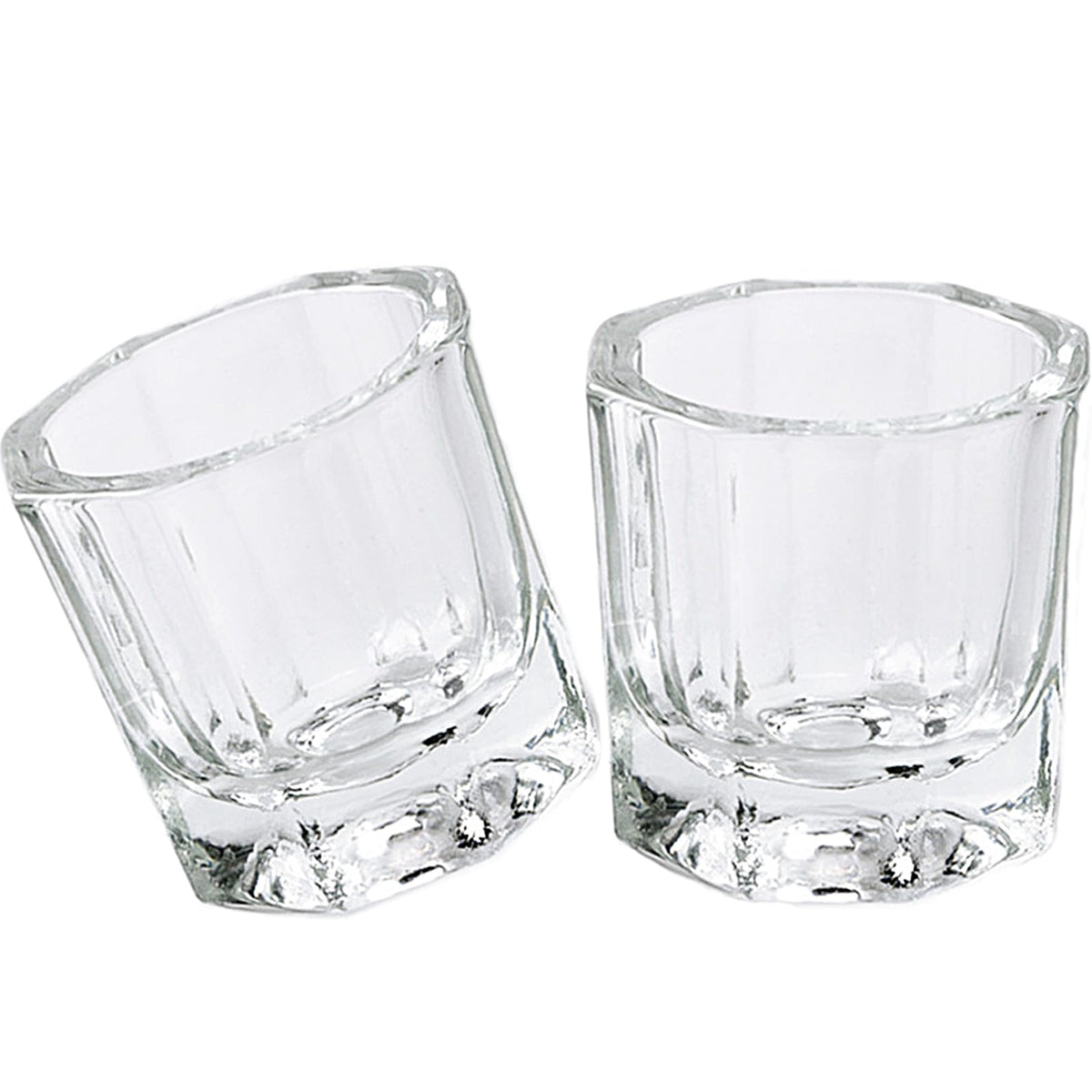 Fiezkaa cuenco de inmersión de vidrio para acetona, ideal para mezclar líquidos de uñas.
