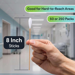 FifthPulse 8-inch swabs provide precise makeup application and detailing.