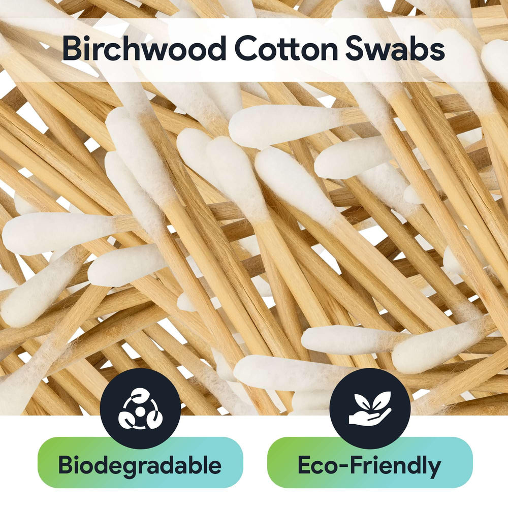 FifthPulse lint-free swabs offer smooth, absorbent tips for sensitive skin care.