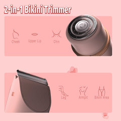FIMOSON bikini trimmer in hand showing ergonomic grip for easy use