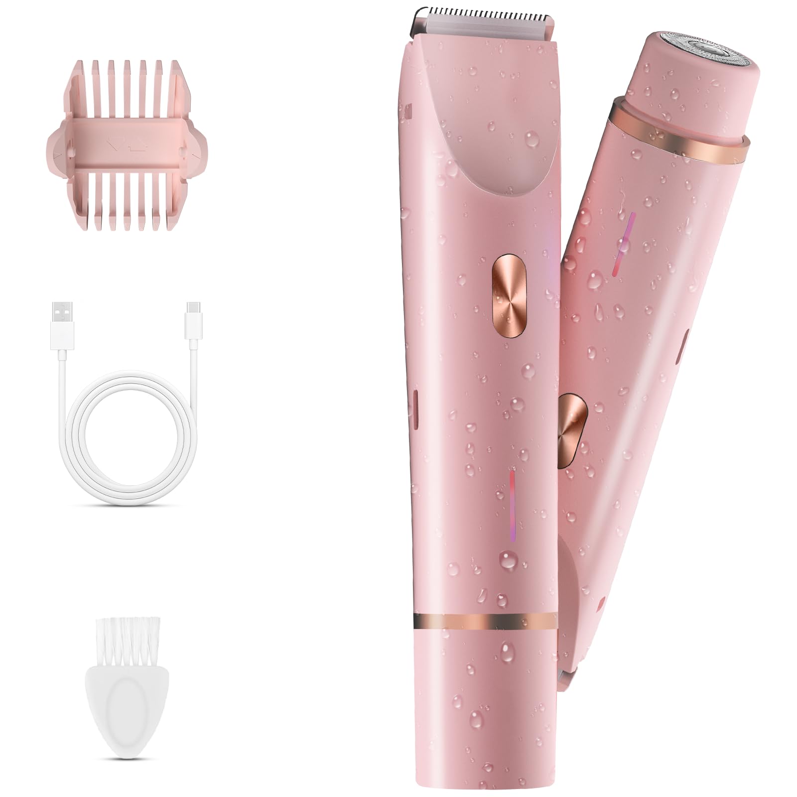 FIMOSON bikini trimmer with wide head for efficient body grooming