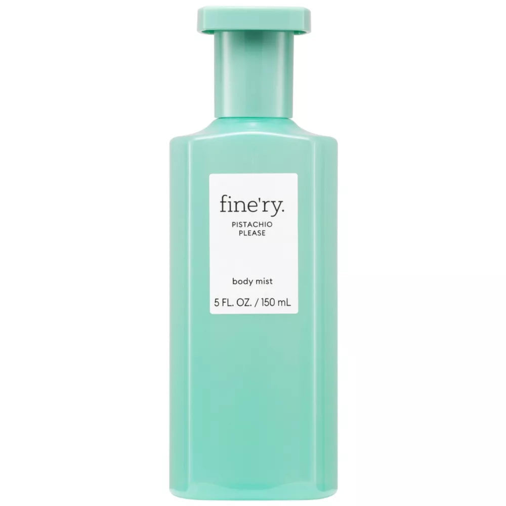 Fine'ry Pistachio Please bottle pour reveals rich notes for a lingering gourmand scent.
