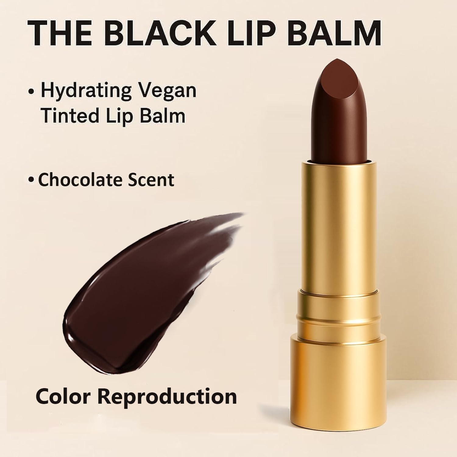 Finding Ferdinand Black Lip Balm nourishes lips with oils for hydration