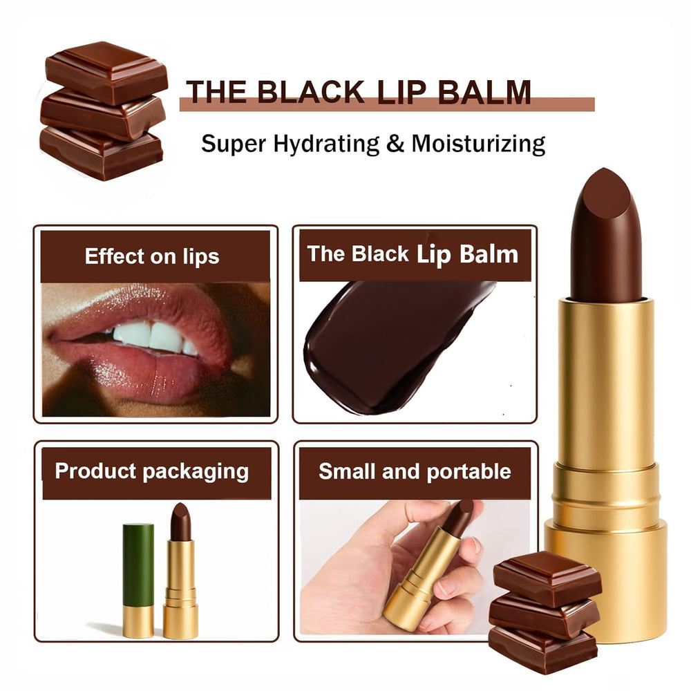 Finding Ferdinand Black Lip Balm universal shade suits all skin tones