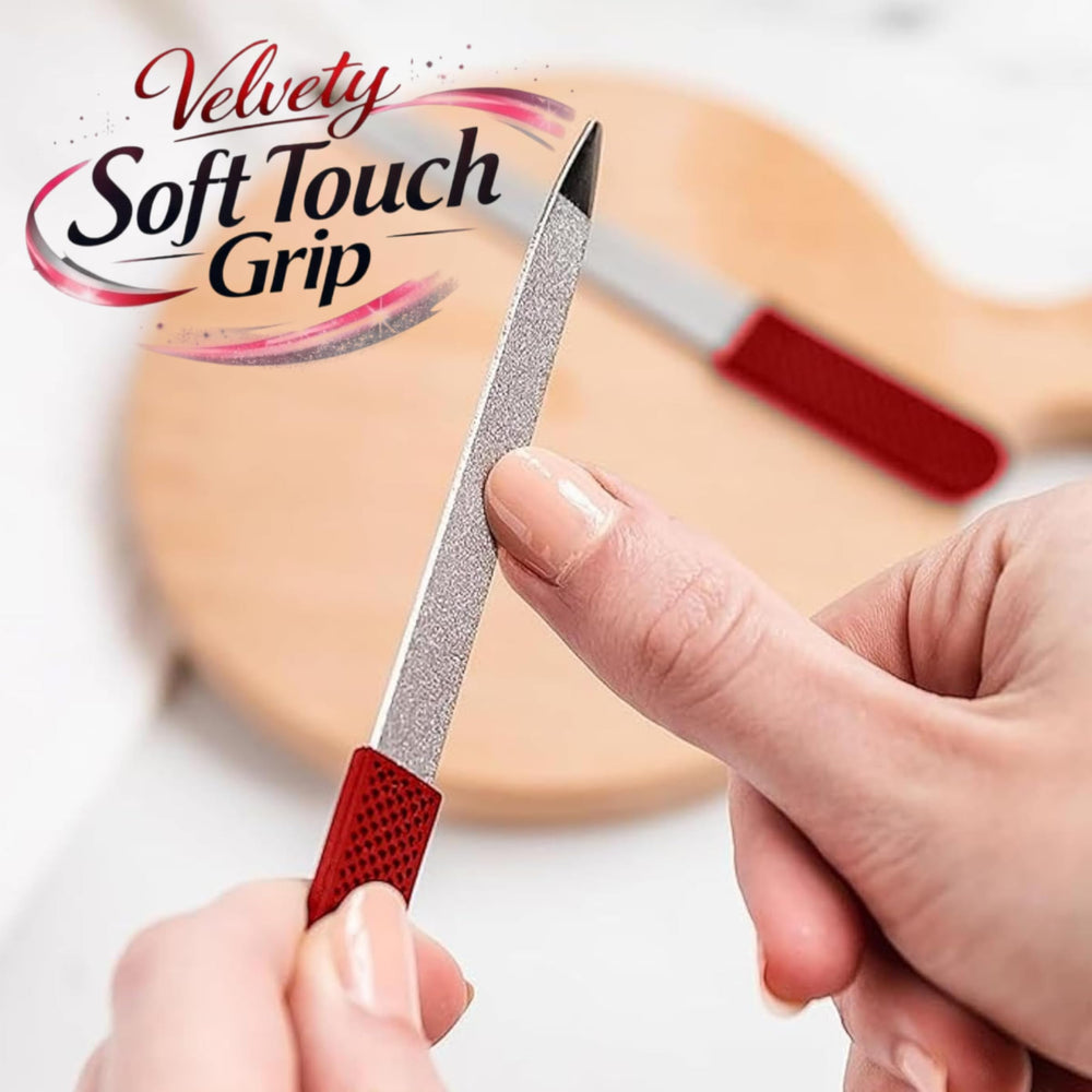 Fine and coarse grit surfaces enable seamless transitions from shaping to finishing.