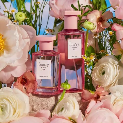 Fine'ry Flower Bed Peony Apple mist on neck for subtle scent diffusion