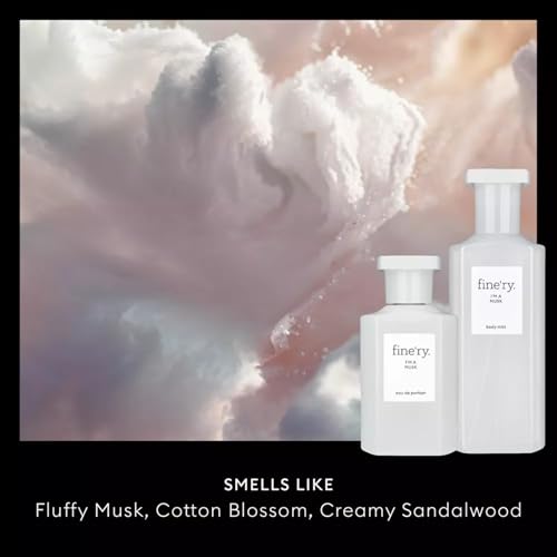 Fine'ry I'm a Musk bottle side shows elegant packaging for gifting.