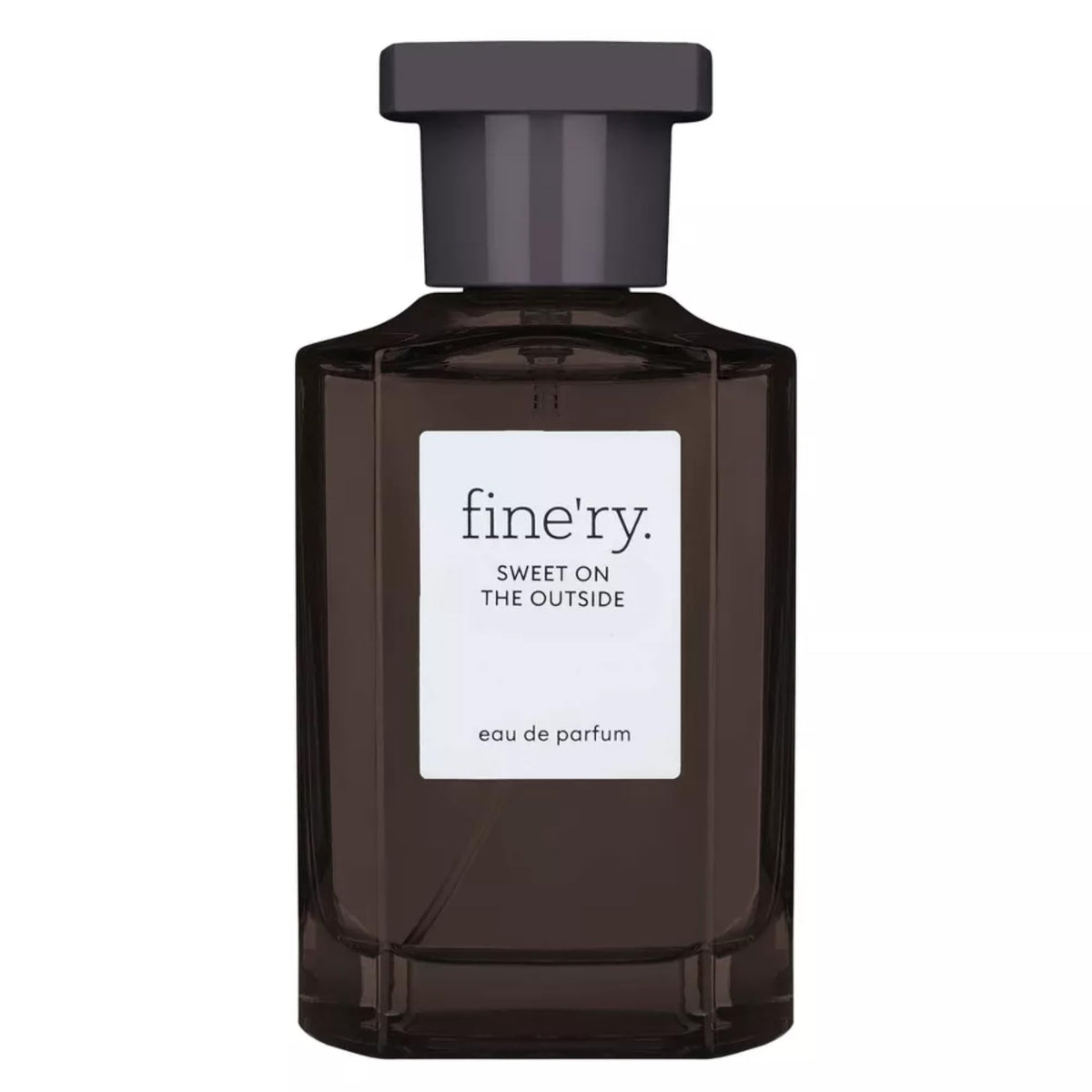 Fine'ry Vanilla Gourmand bottle front, showcasing warm vanilla for day-to-night wear