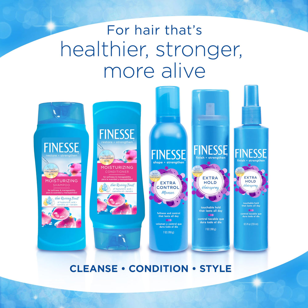 FINESSE Aroma fresco del acondicionador para cabello con sensación limpia.