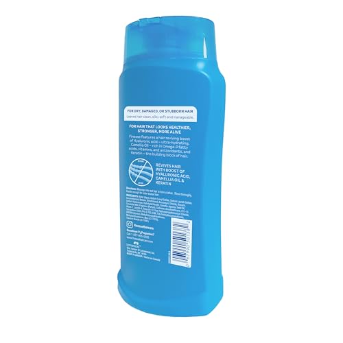 Camellia oil and active proteins nourish strands for healthier-looking hair.