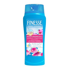 FINESSE camellia oil boost close-up highlighting hair nourishment.
