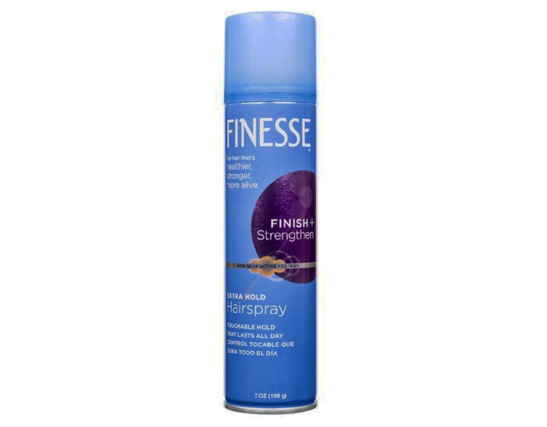 Finesse Extra Hold spray nozzle in action for even distribution