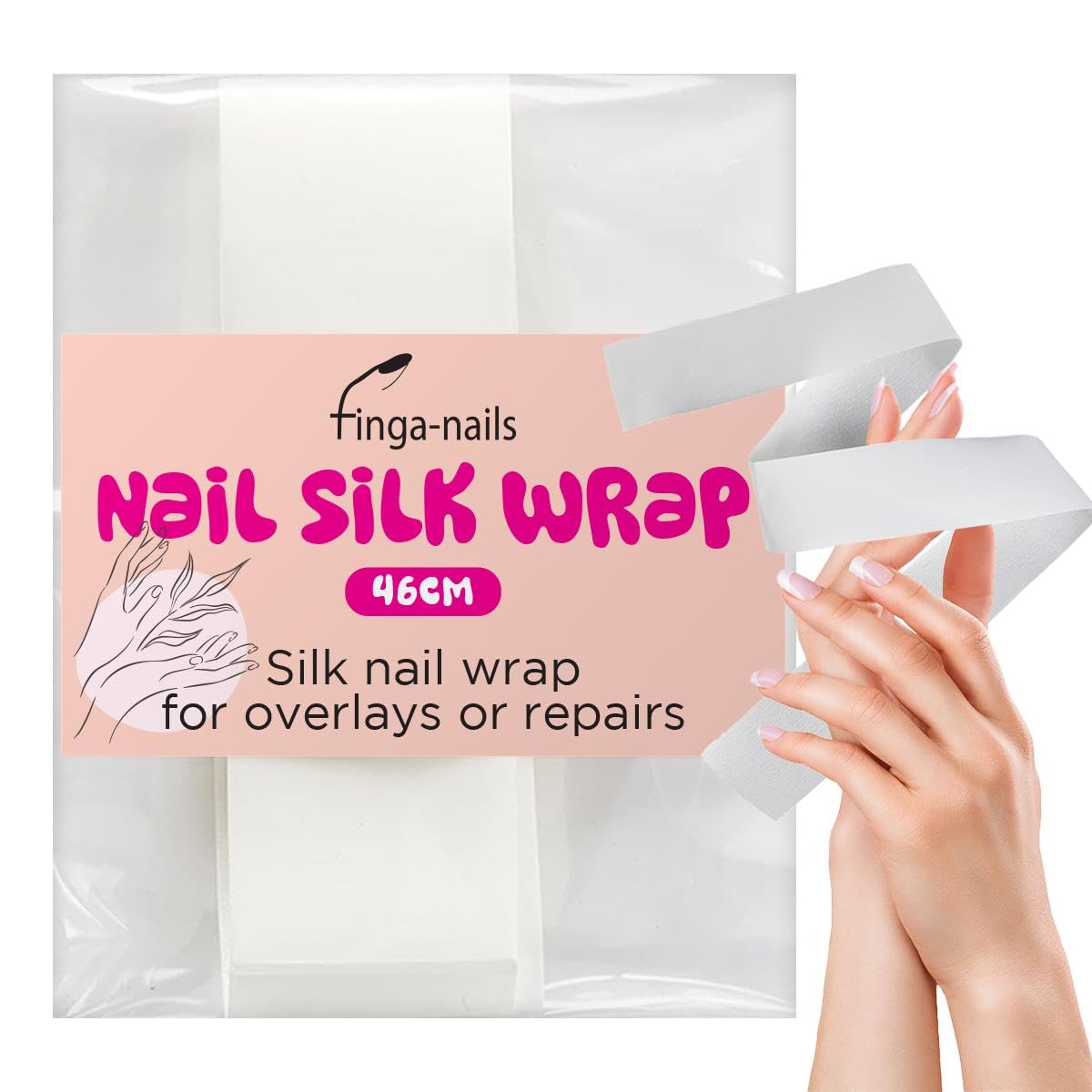 Finga-Nails Silk Wrap Nails Pack: a compact repair kit for cracked or chipped nails.