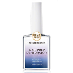 Finger Secret Nail Dehydrator bottle front showing fast drying prep for nails