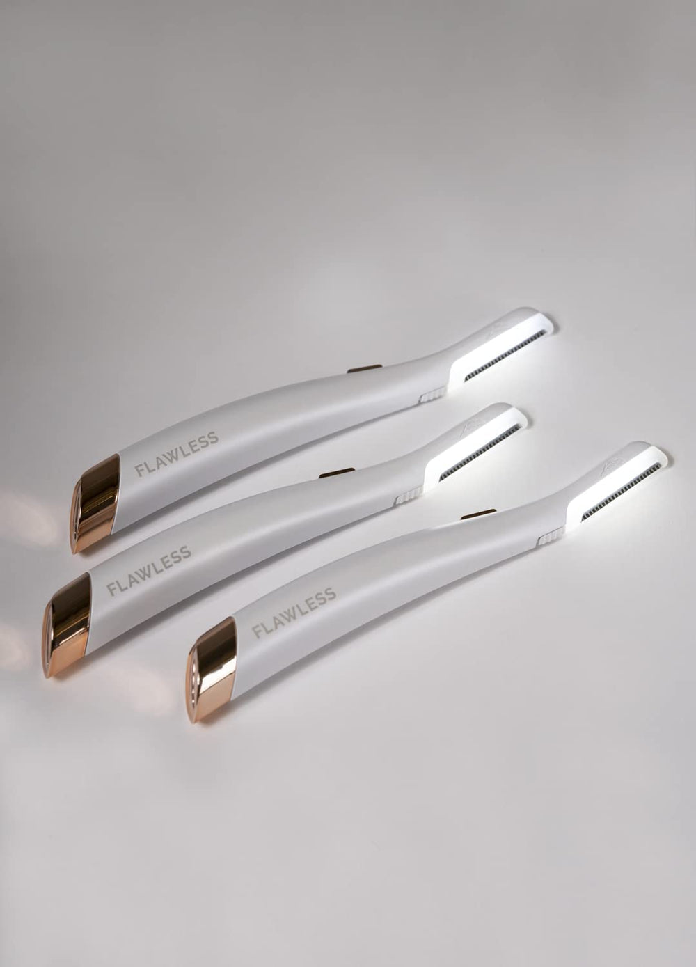 Finishing Touch Flawless Dermaplane Glo safe, hypoallergenic skin care tool.