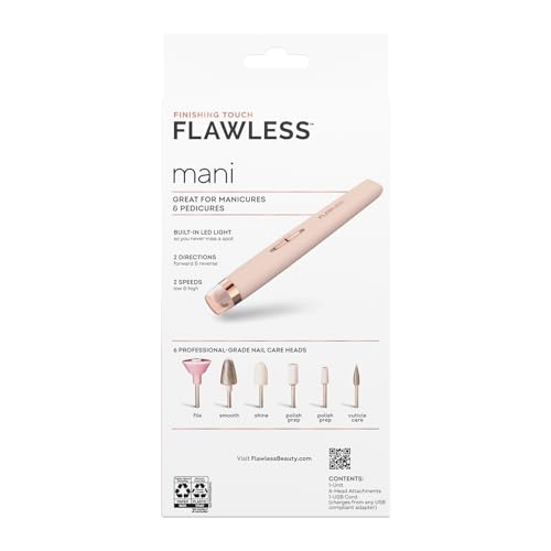 Finishing Touch Flawless nail file attachments display versatility for buffing shaping and shining
