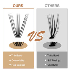 FinyDreamy close-wire technology reduces clumping for secure, long-lasting hold.