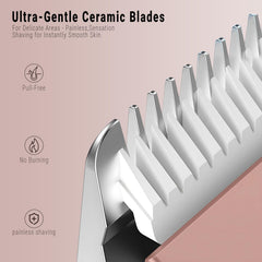 FIONOFY cordless 90-minute battery bikini trimmer for long-lasting use