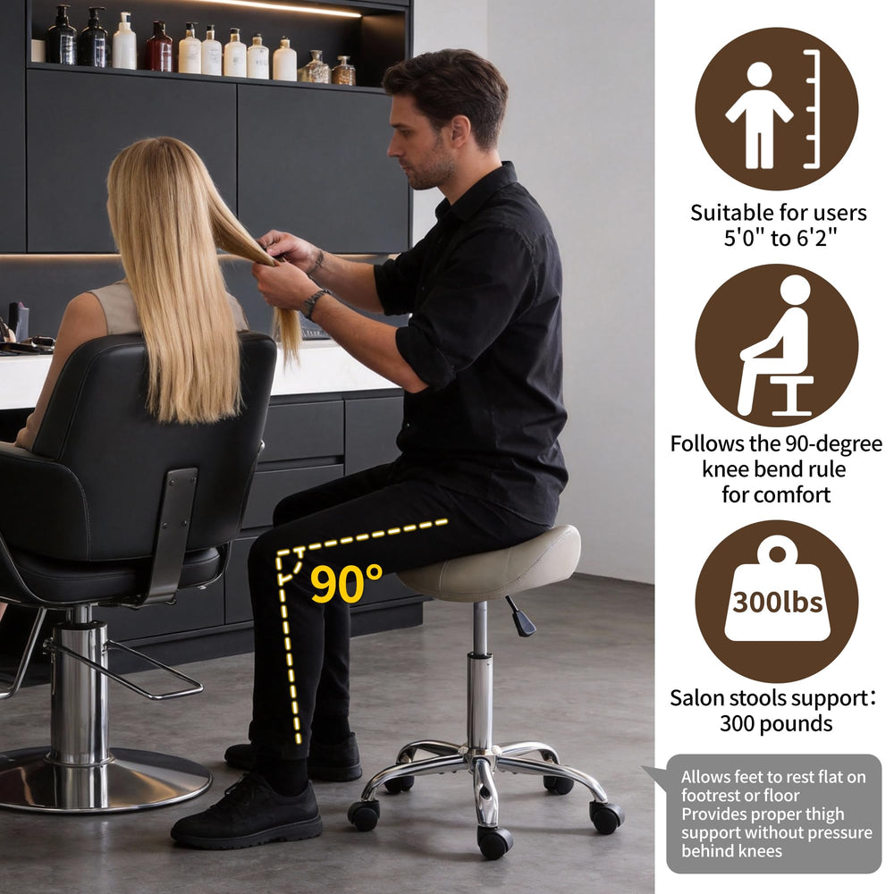 FIRAVOE ergonomic saddle shape promotes good posture and reduces strain.
