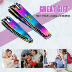 Firiker built-in nail file smooths edges for a polished look