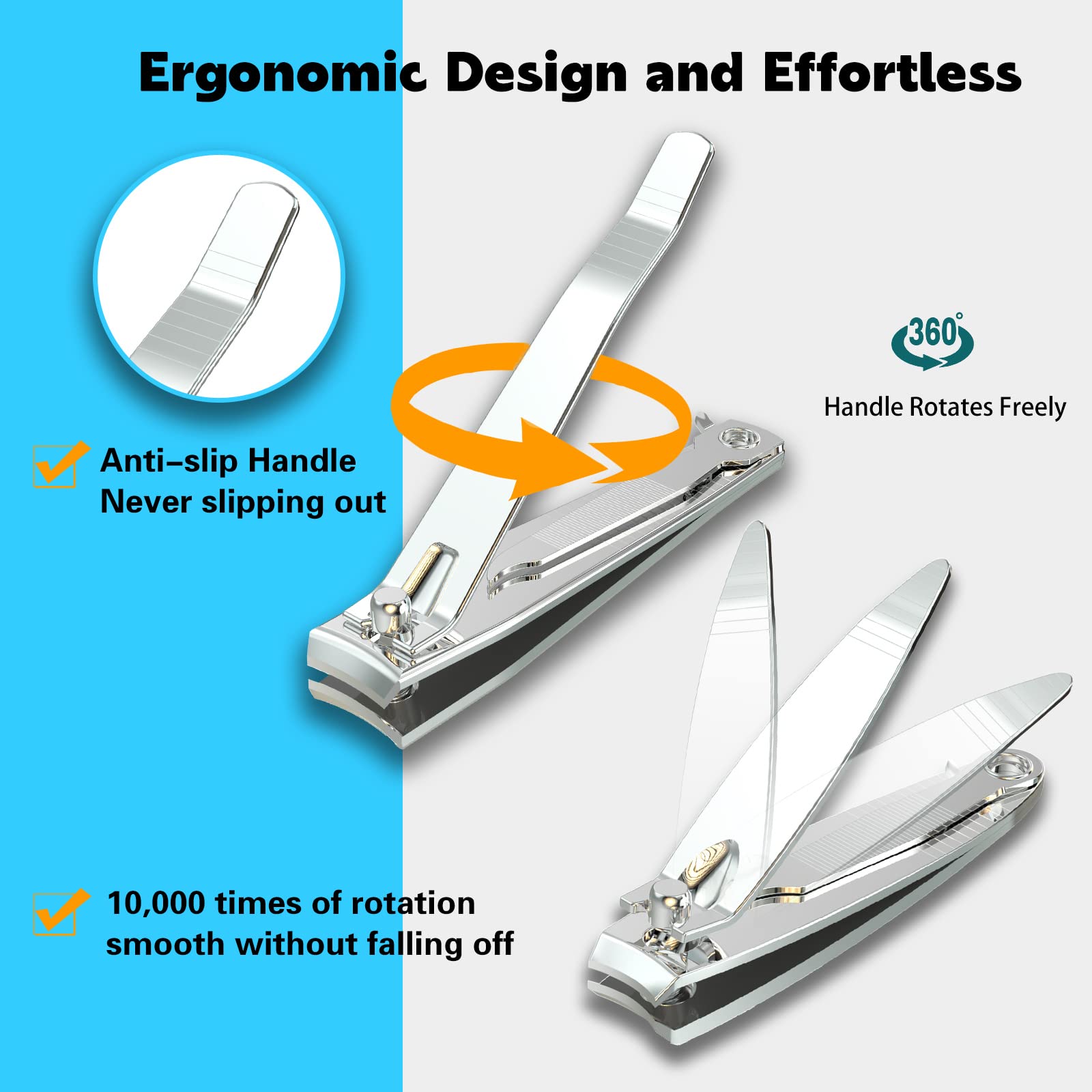 In-hand demonstration shows comfortable grip and precise clipping.