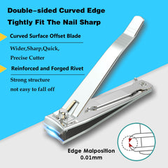 Premium stainless steel construction resists rust with a polished finish.